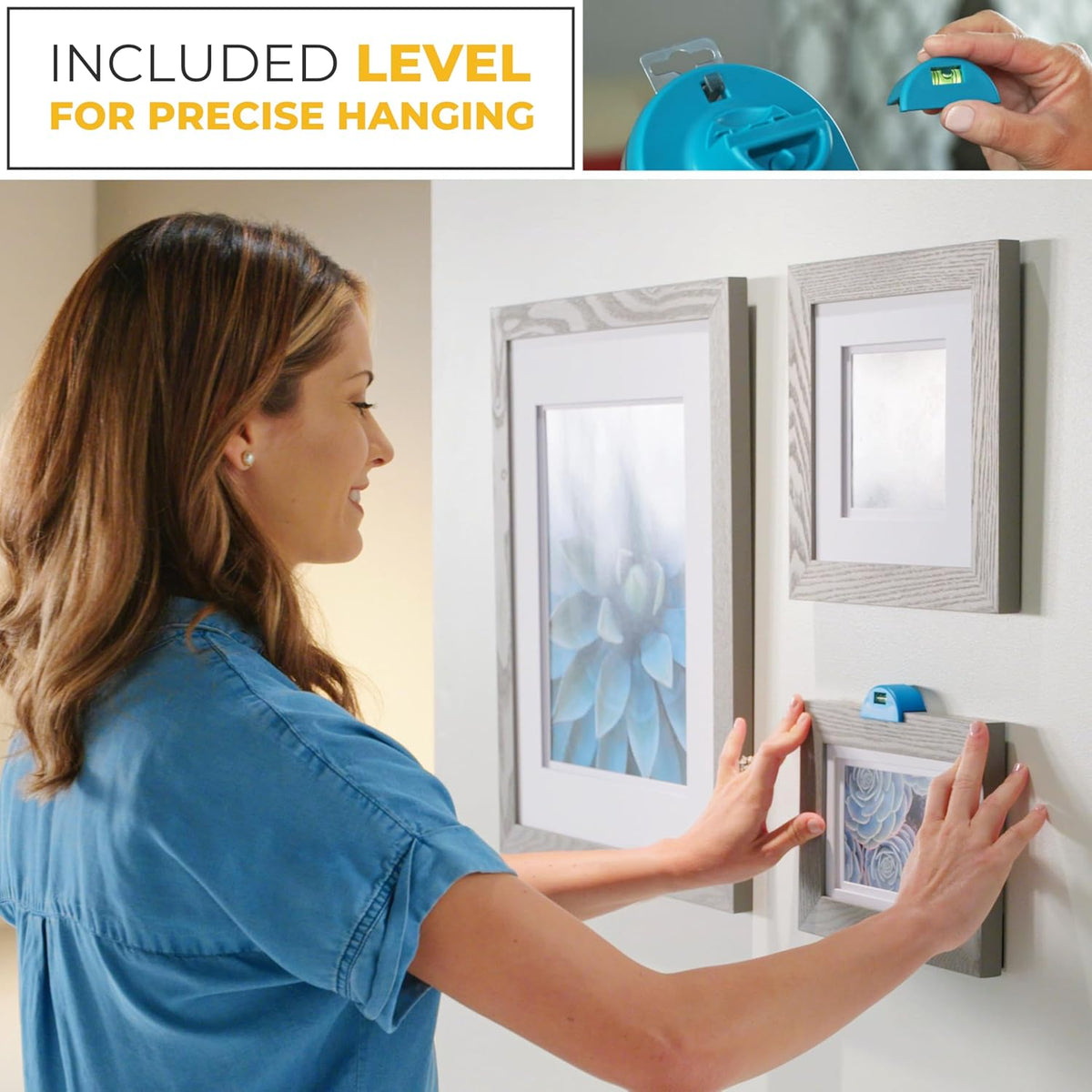 Go Hang It!® Pro Magnetic Picture Hanging System — Holiday Gift for Mom Who Loves Gallery Walls