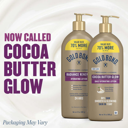 Gold Bond Cocoa Butter Glow Lotion as a Thoughtful Birthday Gift for Women and Busy Moms
