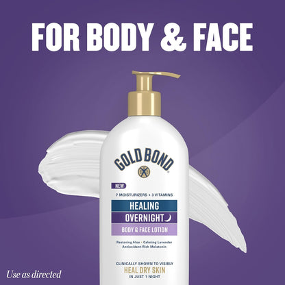 Gold Bond Overnight Body and Face Cream – Hyaluronic Acid Sleep Mask Lotion for Adults Building a Restorative Self-Care Routine