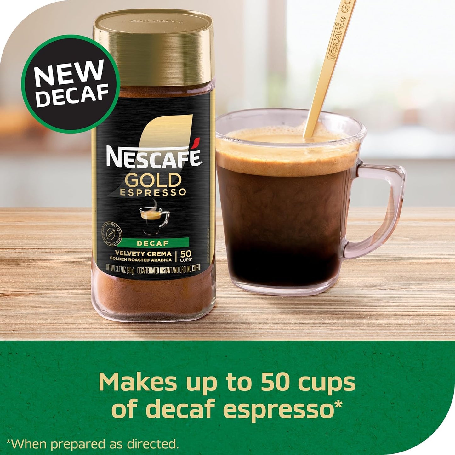 golden-roasted medium arabica bean blend producing café-style crema