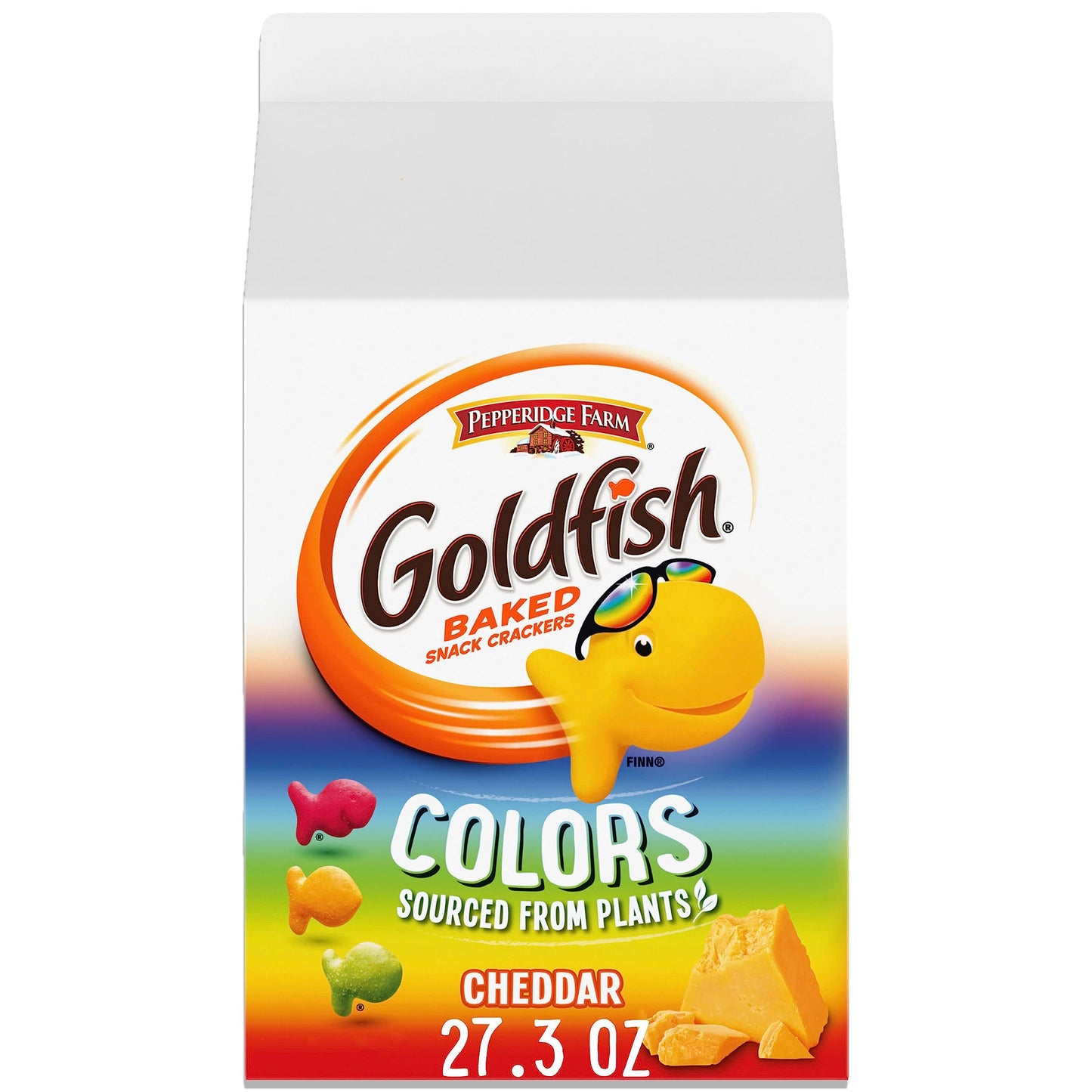 Goldfish Cheddar Cheese Crackers – Portable Snack for Hiking Backpacks, Road Trips, and Park Picnics, 27.3 oz Bulk Carton