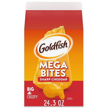 Goldfish Cheddar Cheese Crackers – Portable Snack for Hiking Backpacks, Road Trips, and Park Picnics, 27.3 oz Bulk Carton
