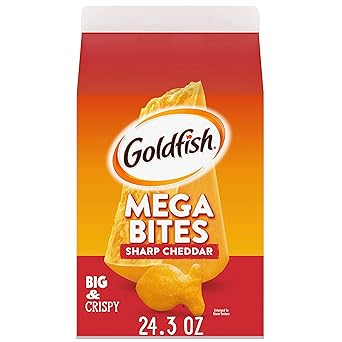 Goldfish Cheddar Cheese Crackers – Portable Snack for Hiking Backpacks, Road Trips, and Park Picnics, 27.3 oz Bulk Carton