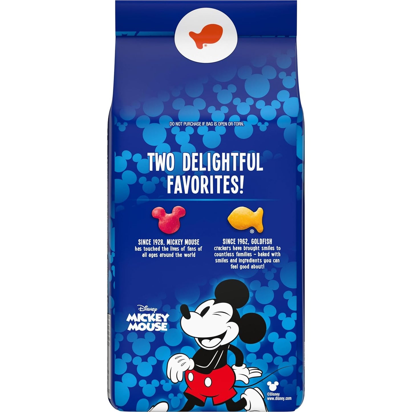 Goldfish Disney Mickey Mouse Cheddar Crackers Disney Themed Gift Basket Snack, 6.6 oz Pepperidge Farm