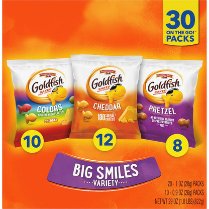 Goldfish Halloween Edition Crackers – Seasonal Snack Gift Basket Addition for Cheese Lovers, 27.3 oz