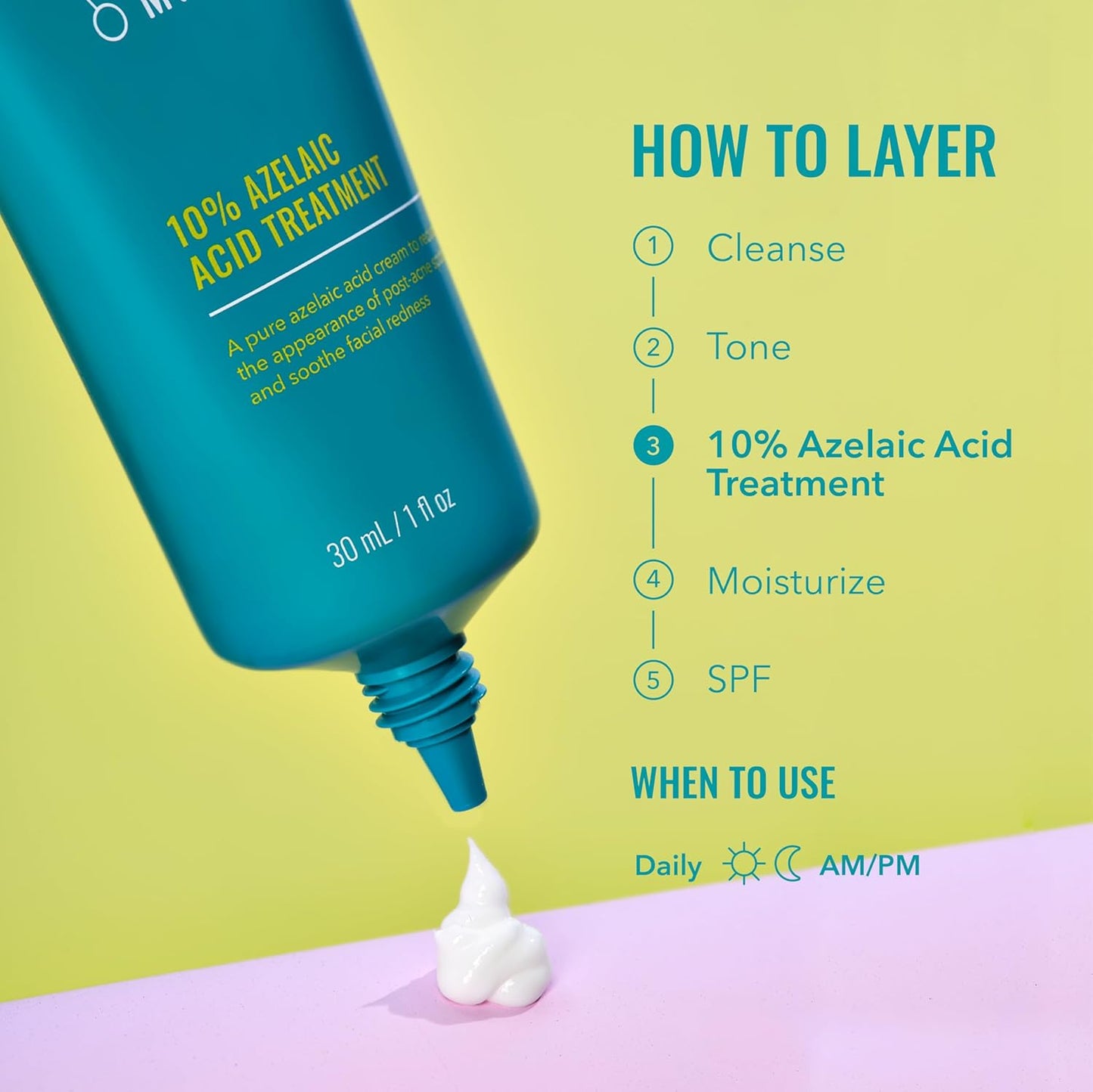 Good Molecules 10% Azelaic Acid Treatment – Calming Redness Relief Serum for Bedtime Skincare Ritual