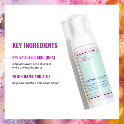 Good Molecules Acne Foaming Cleanser for a Clean Vanity and Simple Acne Care Routine
