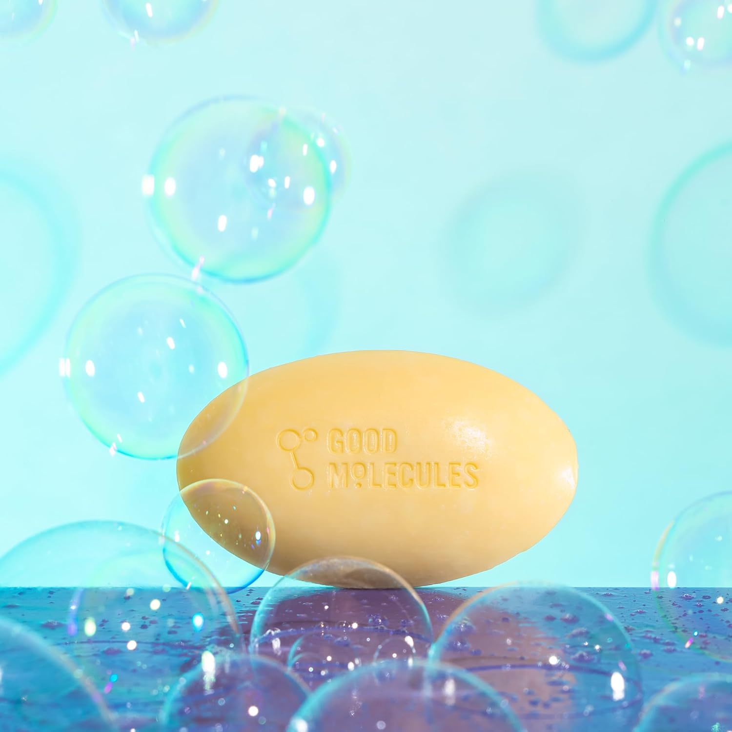 Good Molecules Hydrate and Cleanse Bar – One-Bar Minimalist Skincare for Face and Body, Fragrance-Free Soap-Free Cleanser