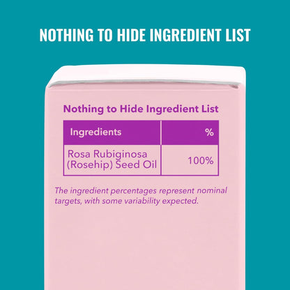 Good Molecules Pure Cold-Pressed Rosehip Seed Oil – Single-Ingredient Moisturizer for Uncluttered Vanity