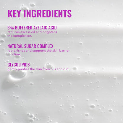Good Molecules Soothing Azelaic Acid Cleanser – Clean Beauty Daily Wash for Minimalist Skincare Routines, 120 ml