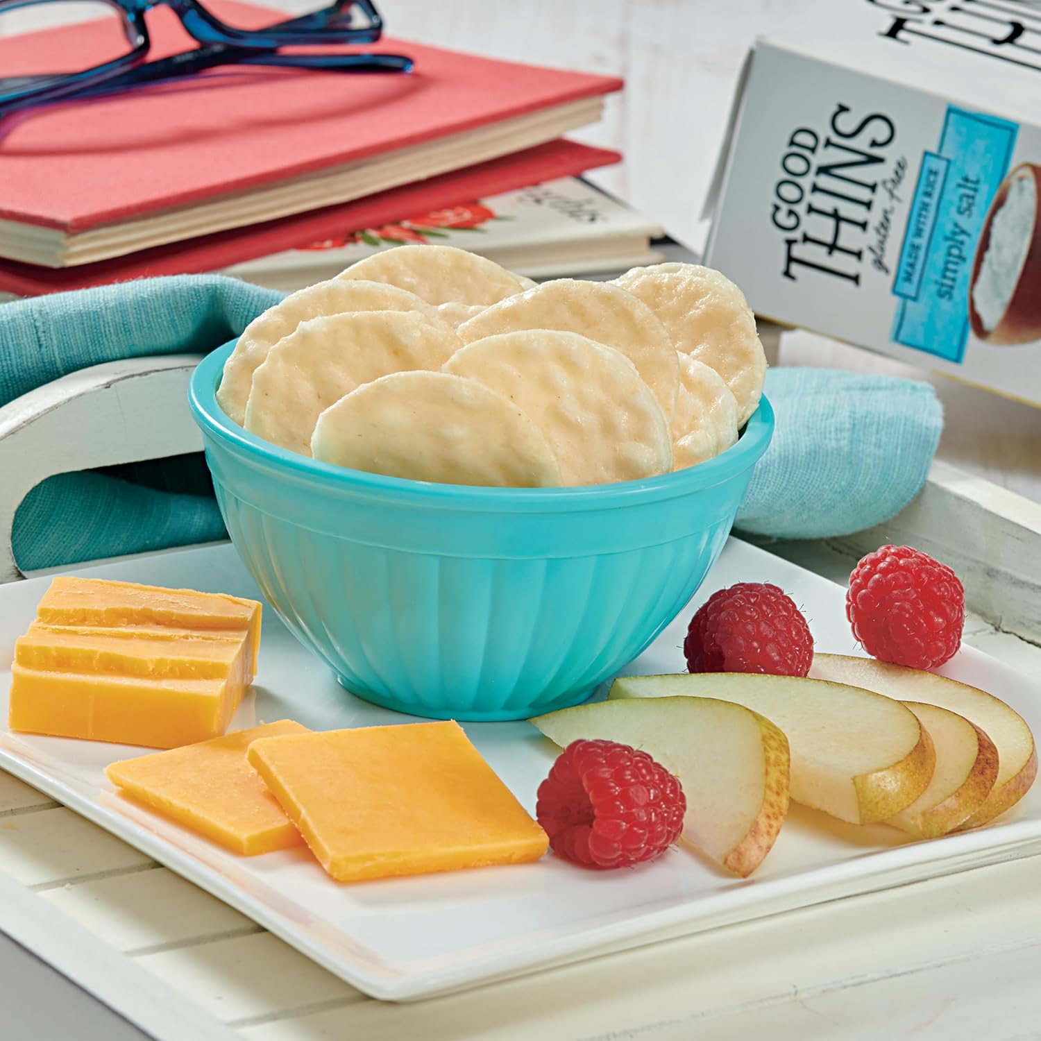 Good Thins Simply Salt Rice Snacks Gluten Free Crackers for Streamlined Pantry, Simply Salted Versatile Everyday Cracker