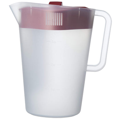 GoodCook 1 Gallon Pitcher with 4 Way Lid, Made Without BPA, Clear