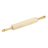 GoodCook Classic Wooden Rolling Pin with Easy Roll Bearings – Efficient Dough Rolling for the Home Baking Workspace