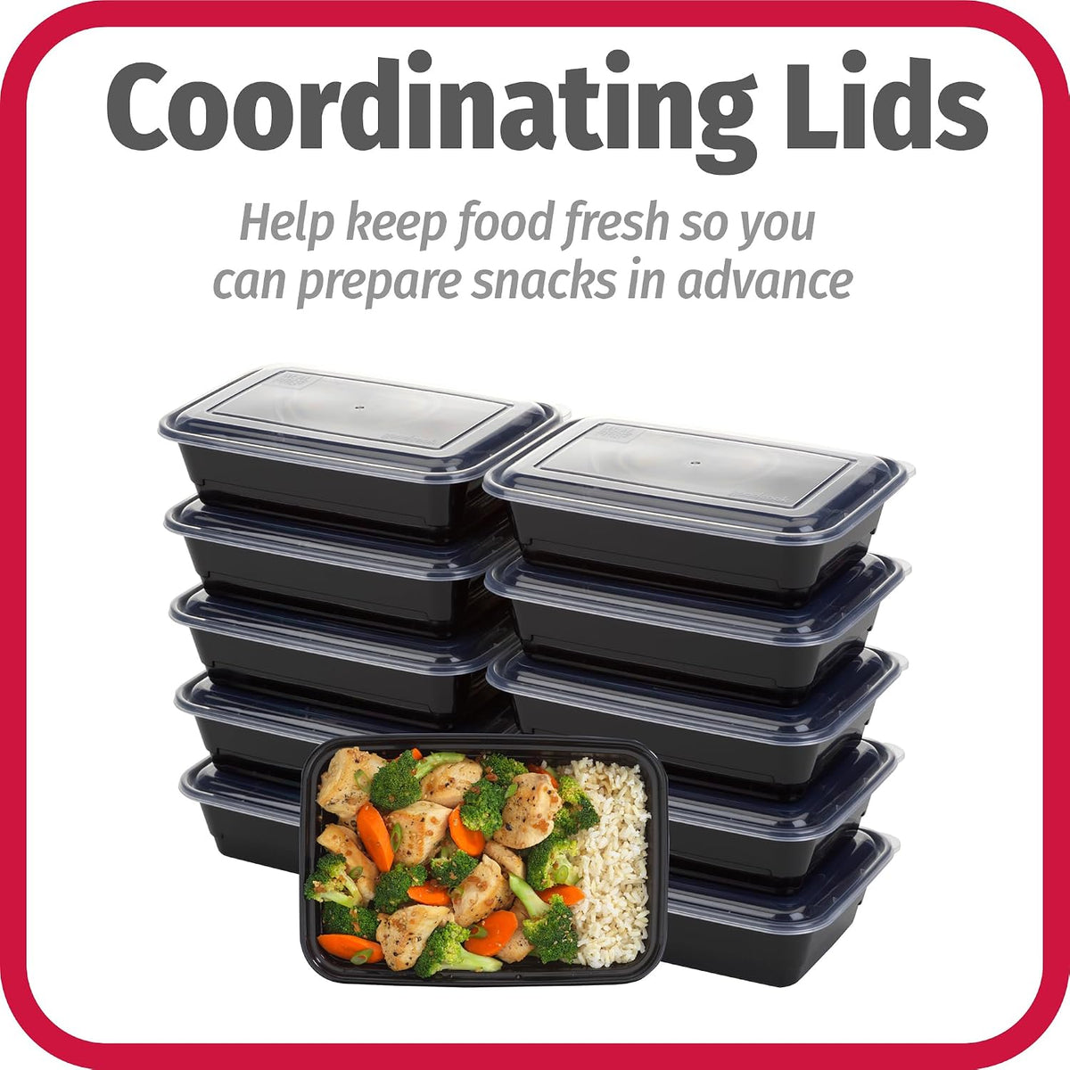 GoodCook Meal Prep Containers – Practical Housewarming Gift for New Homeowners