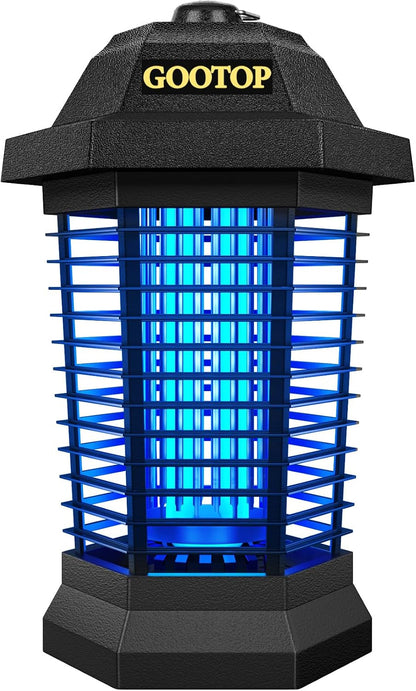 GOOTOP Bug Zapper Outdoor – Allergen-Friendly Insect Control, No Spray Residue Fly Trap for Sensitive Households