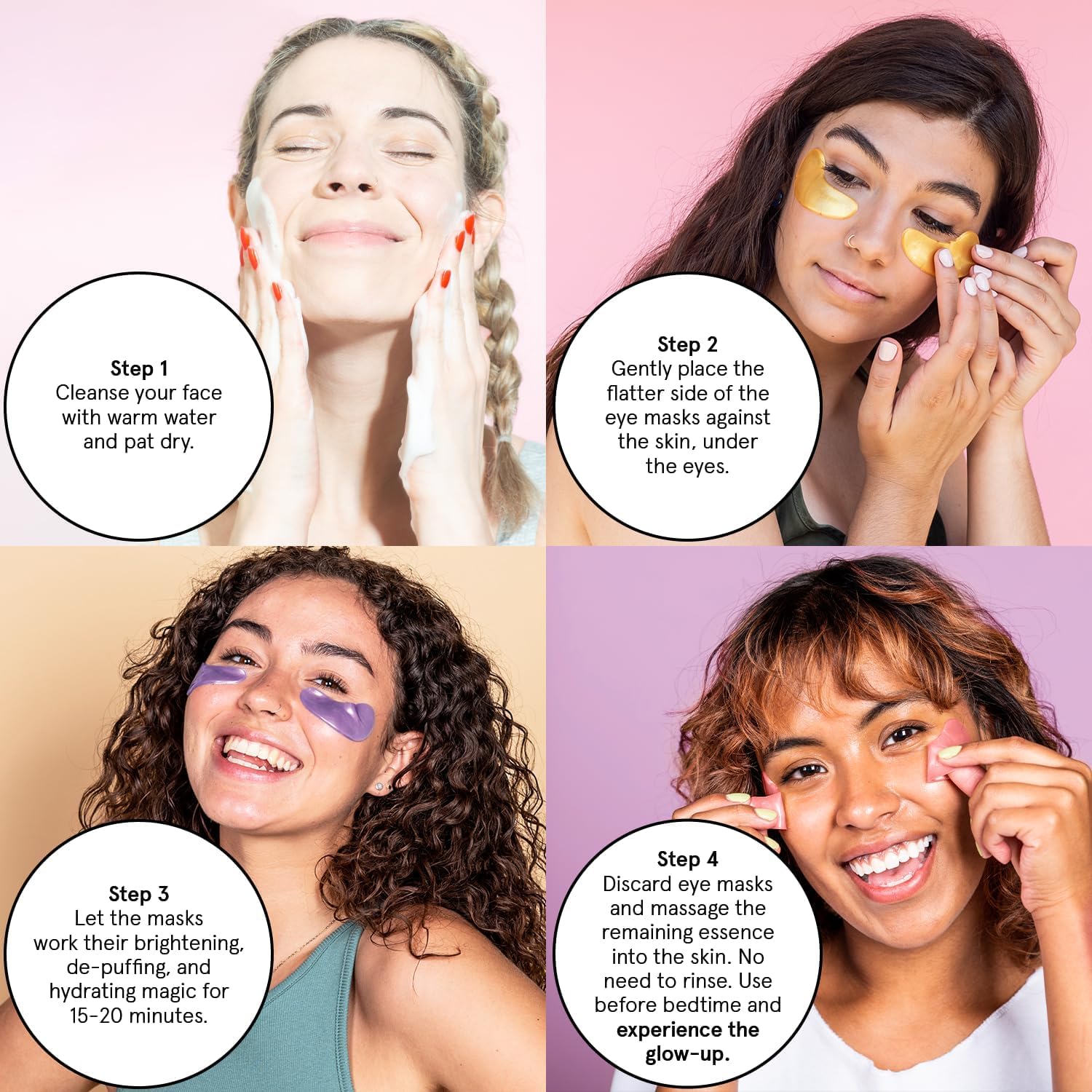 grace & stella Retinol Under Eye Patches - Premium Anti-Aging Treatment, Celebrity-Favorite Patches in Bronze, 24 Pairs