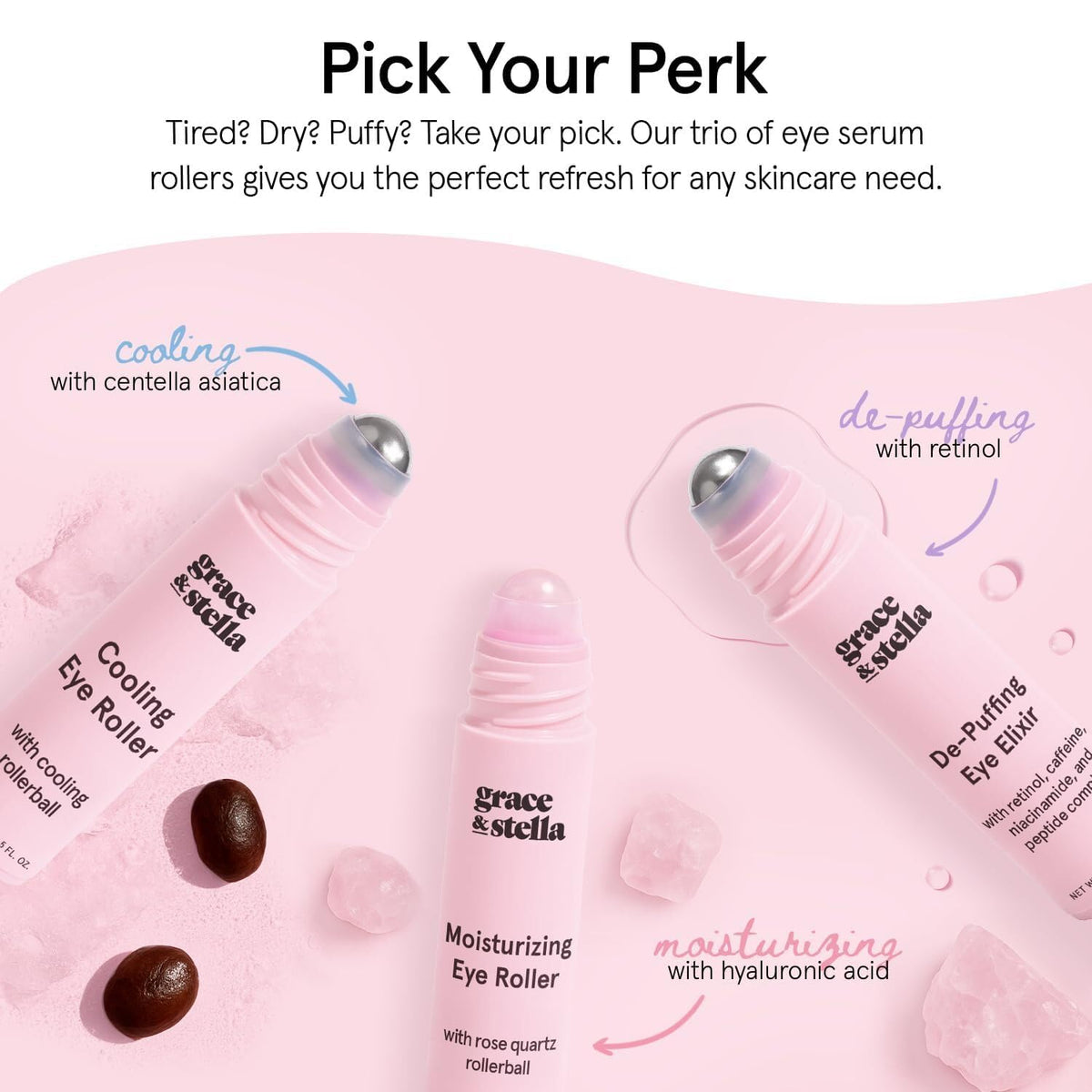 grace & stella Under Eye Roller – Bachelorette Party Favor and Bridal Shower Gift for the Bride
