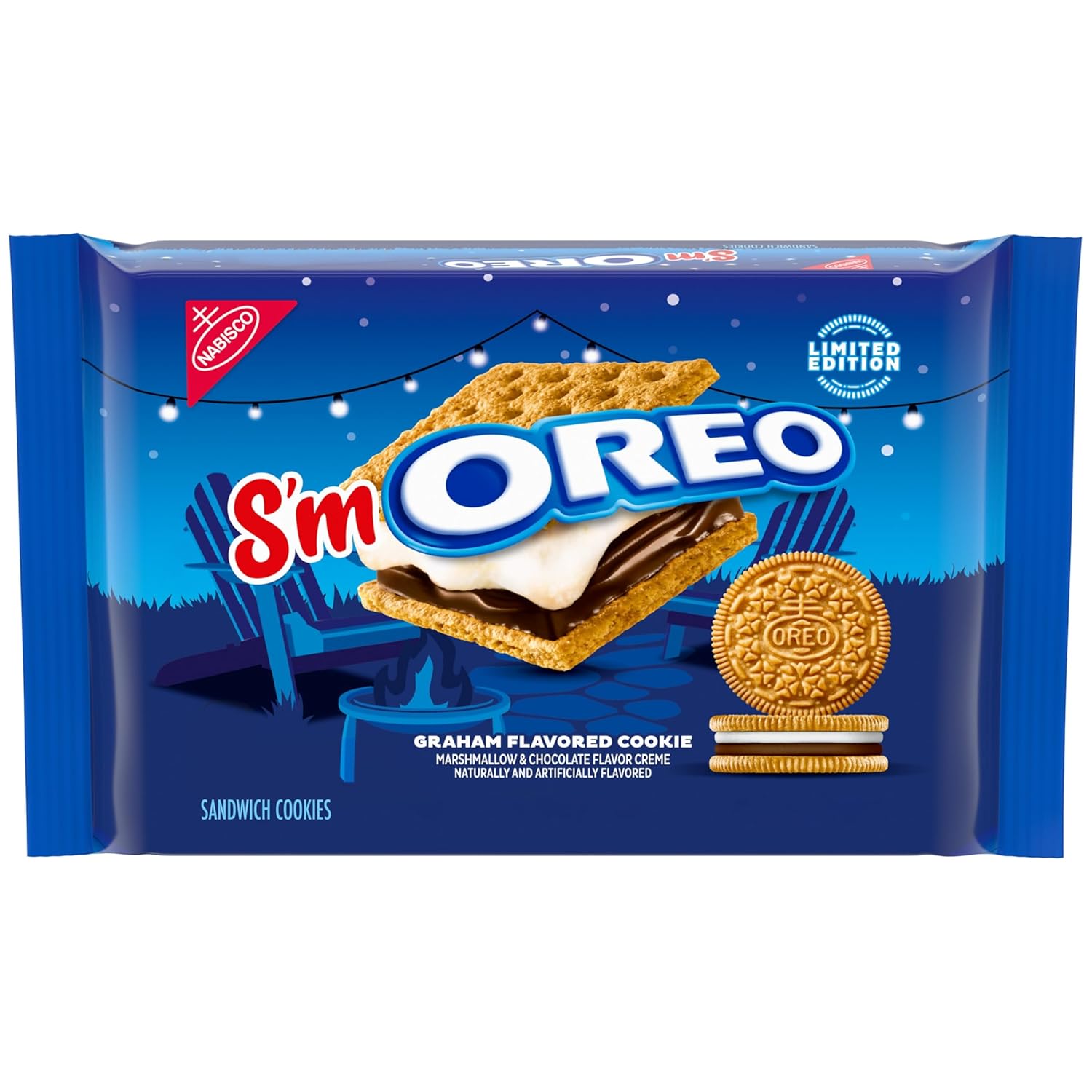 graham-flavored sandwich wafers replacing traditional chocolate cookie