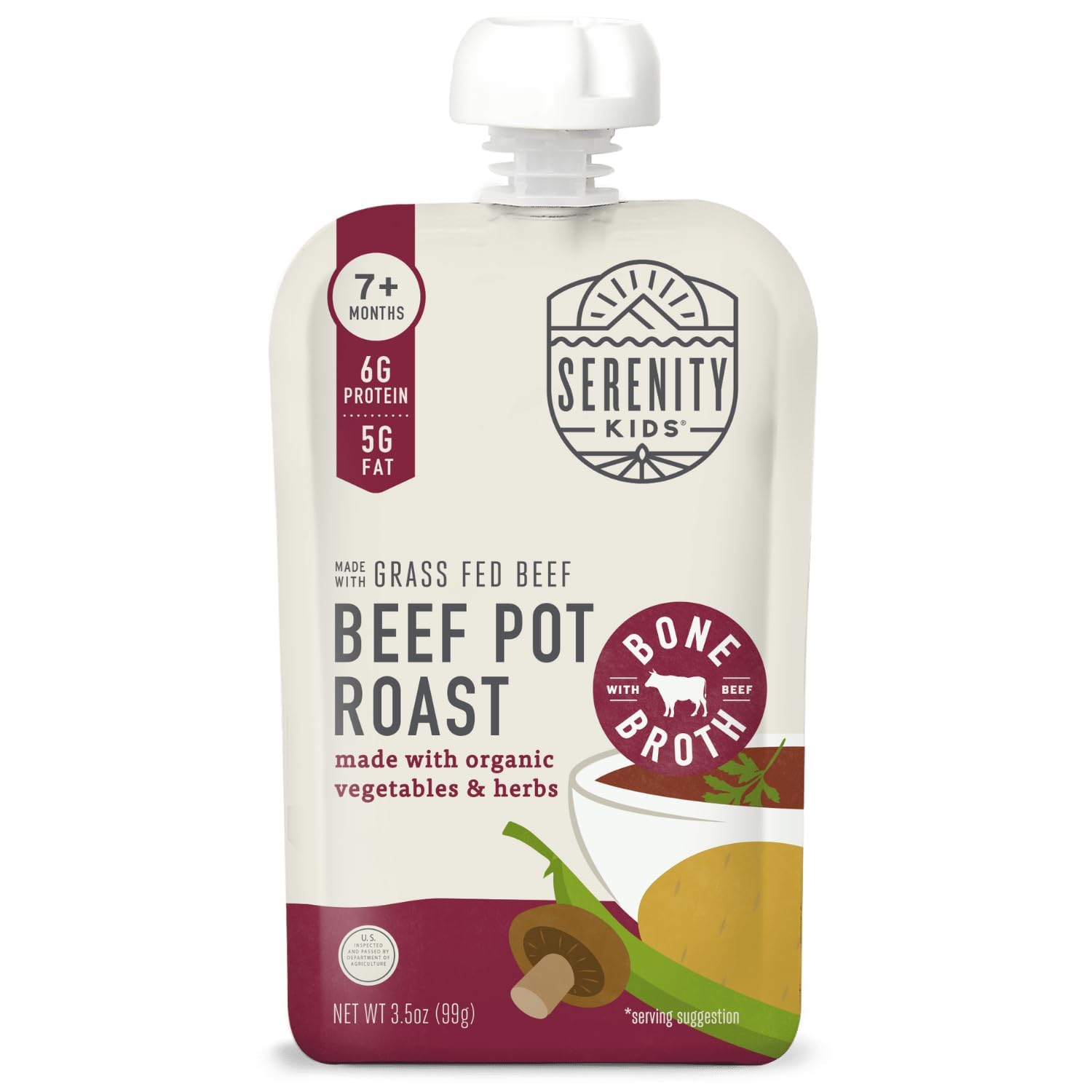 grass-fed beef pot roast base (variant: turmeric chicken) with ethically sourced bone broth