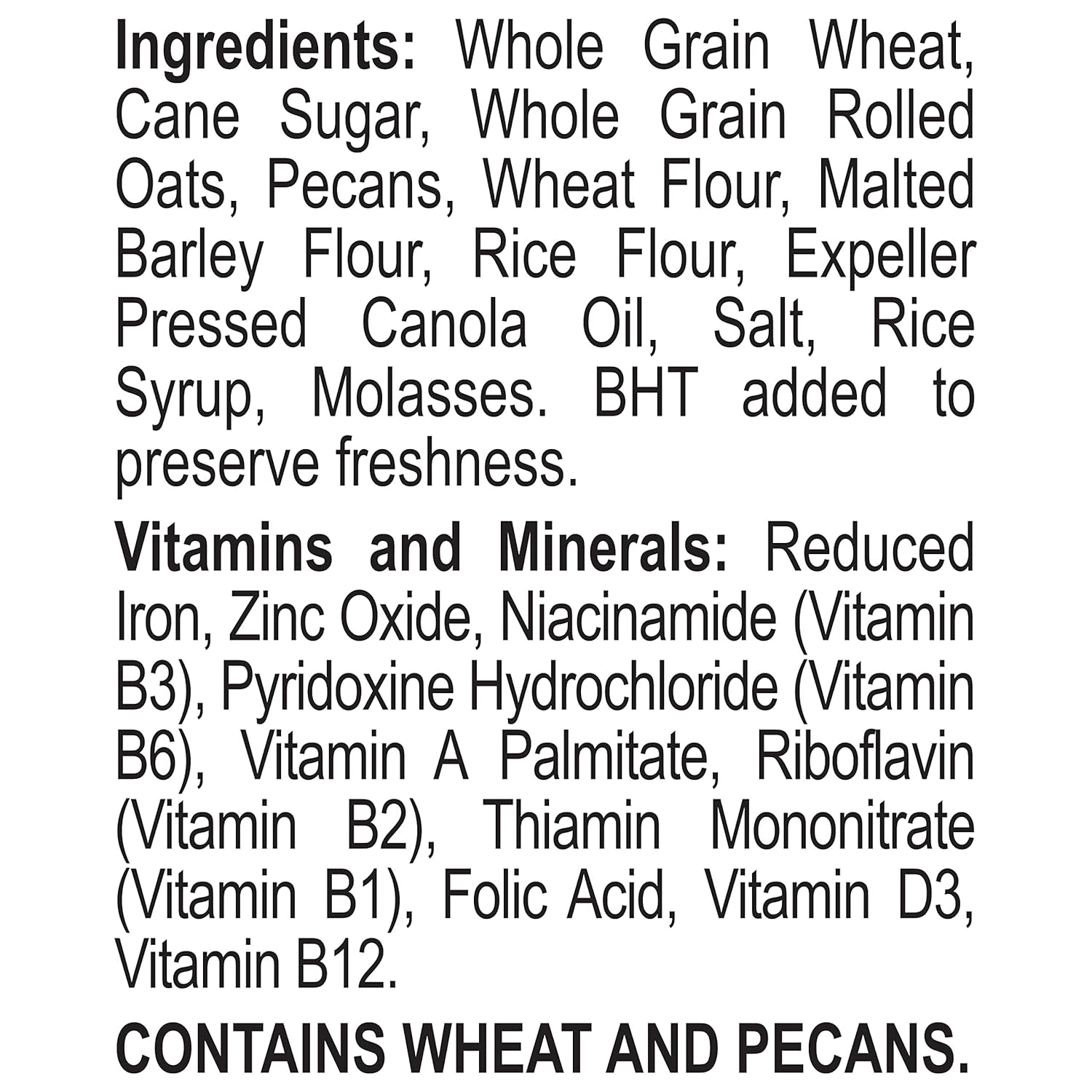 Great Grains Crunchy Pecan Cereal – 38g Whole Grains for a Quick Pre-Workout Morning Fuel Bowl, 19 Ounce