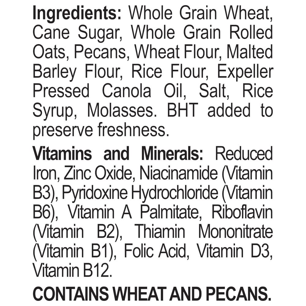 Great Grains Crunchy Pecans Cereal – Quick Whole Grain Breakfast for Busy Home Office Mornings