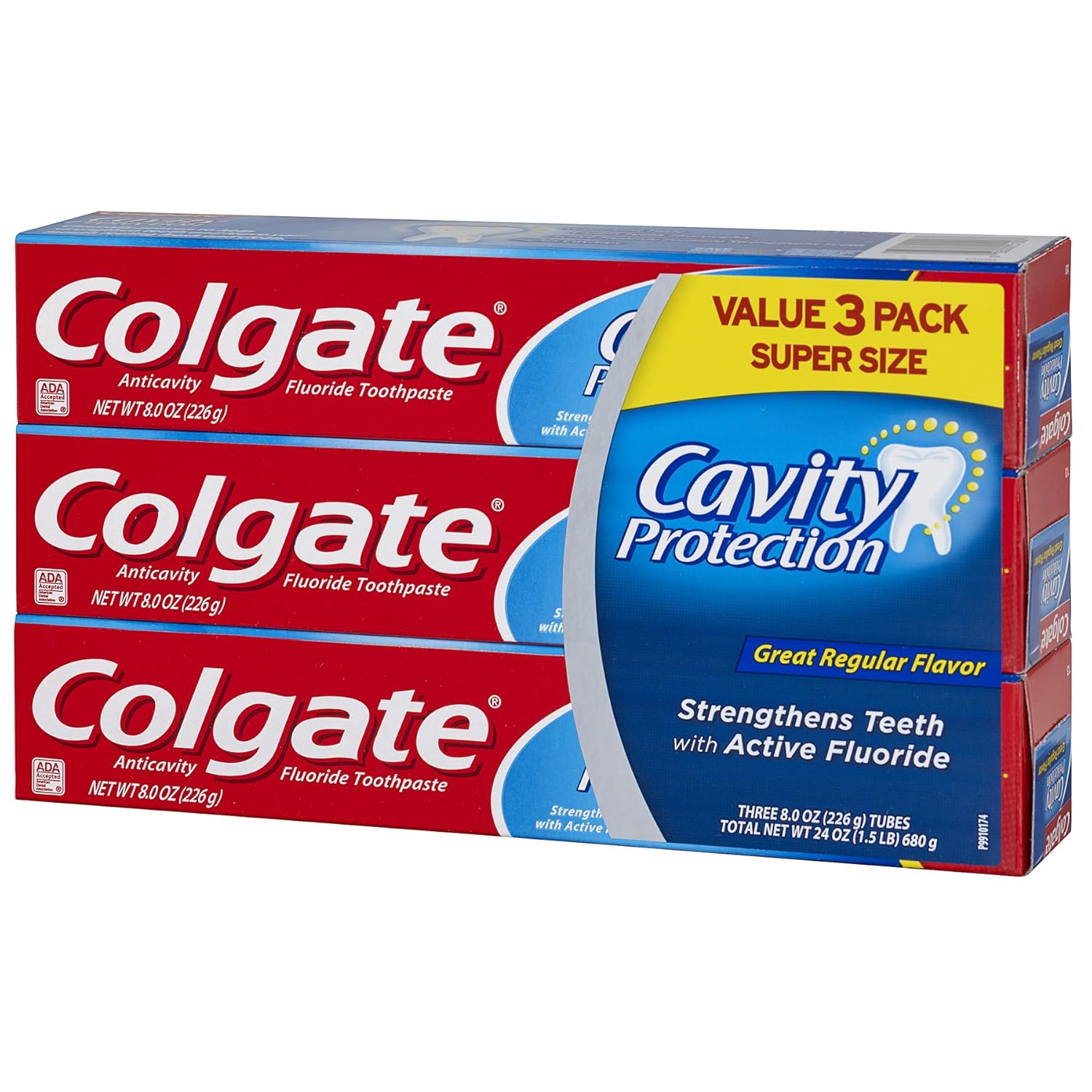 great mint flavor for fresh-feeling breath after brushing