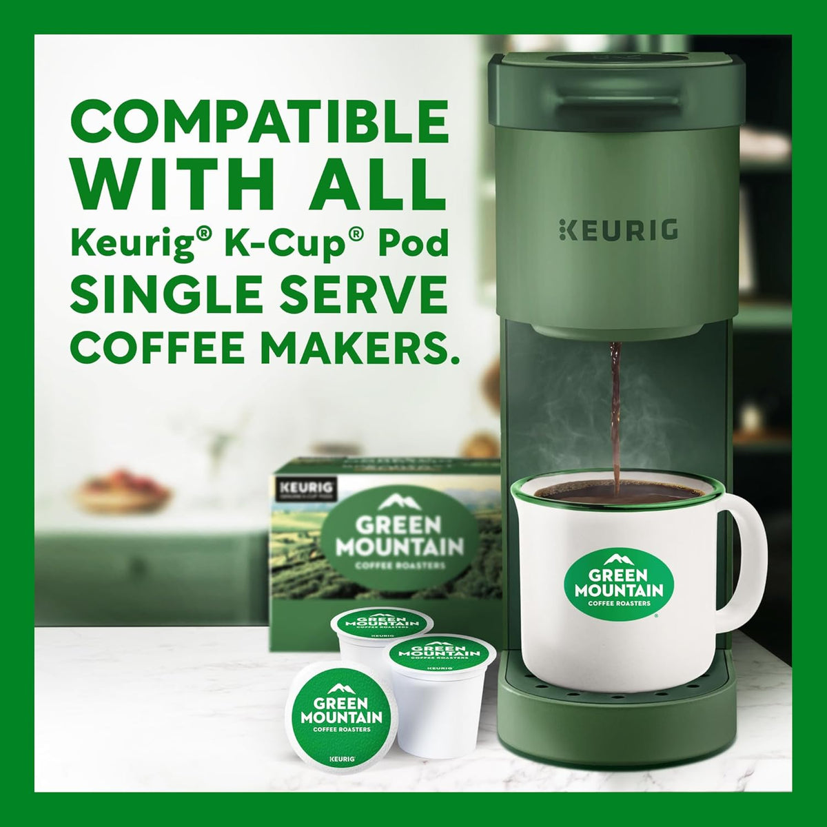 Green Mountain Coffee Roasters Breakfast Blend K-Cup Pods – Birthday Coffee Gift for Coffee Loving Friends, 96 Count