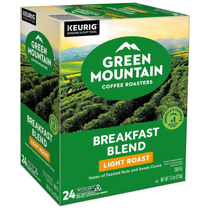 Green Mountain Coffee Roasters Breakfast Blend K-Cup Pods – Birthday Coffee Gift for Coffee Loving Friends, 96 Count
