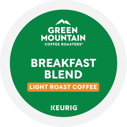 Green Mountain Coffee Roasters Breakfast Blend K-Cup Pods – Birthday Coffee Gift for Coffee Loving Friends, 96 Count