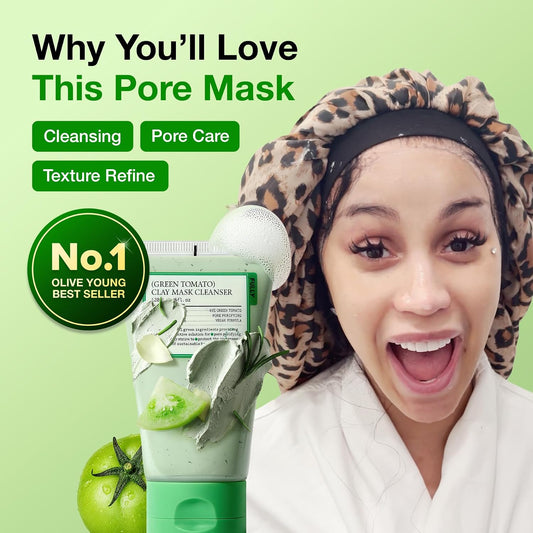 green tomato extract for visible pore texture refinement