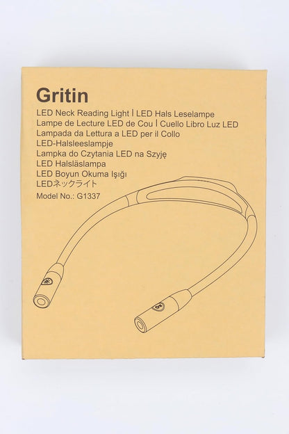 Gritin LED Neck Reading Light – Clean Matte-Finish Design for Uncluttered Bedside Tables