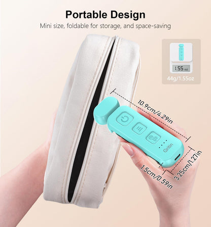 Gritin Rechargeable Book Lamp – Meaningful Holiday Gift for Mom, Partner-Friendly Amber Reading Light for Bed