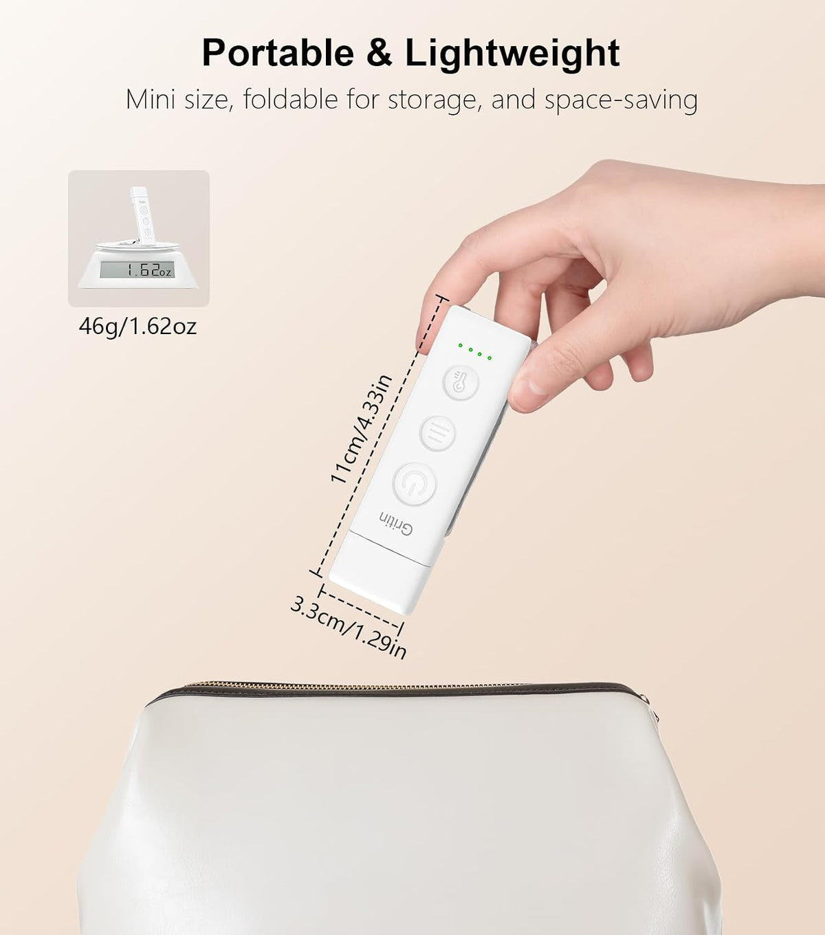 Gritin Rechargeable Book Light – Long Lasting 80 Hour Battery for Marathon Study Nights