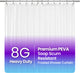 8g Peva - Frosted - 72"W x 84"L (Pack of 1)