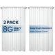 8g Peva - White - 72"W x 72"L (Pack of 2)