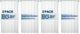8g Peva - White - 72"W x 72"L (Pack of 4)