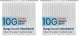 10g Peva - Clear - 72"W x 78"L (Pack of 2)