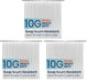 10g Peva - Clear - 72"W x 84"L (Pack of 3)