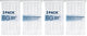 8g Peva - Frosted - 72"W x 72"L (Pack of 4)
