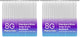 8g Peva - Clear - 72"W x 78"L (Pack of 2)