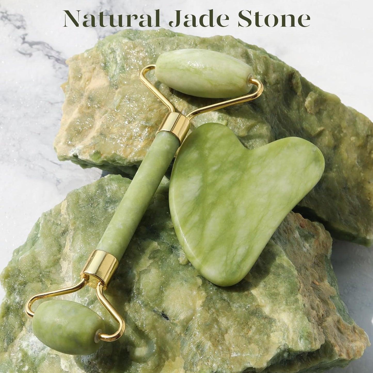 gua sha tool shaped for jawline sculpting and upward lifting strokes