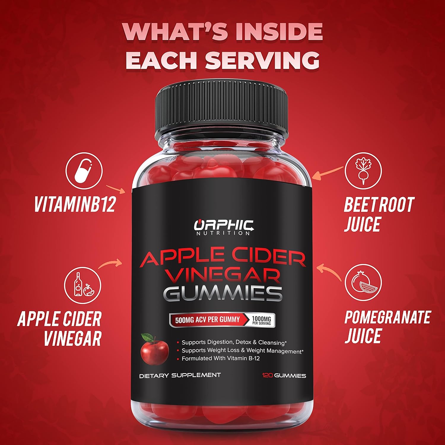 gummy delivery format (2 gummies per serving, 60 gummies = 30 servings)