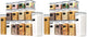 Tall, Large, Medium, Small (Pack of 2)