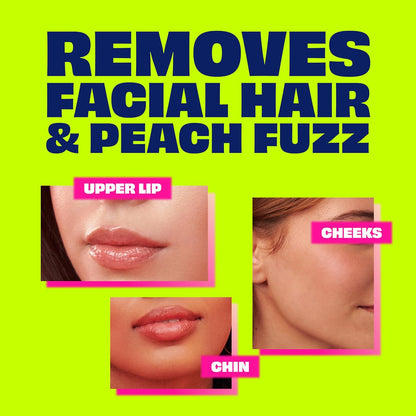hair removal action in as little as 5 minutes (max 10 minutes)