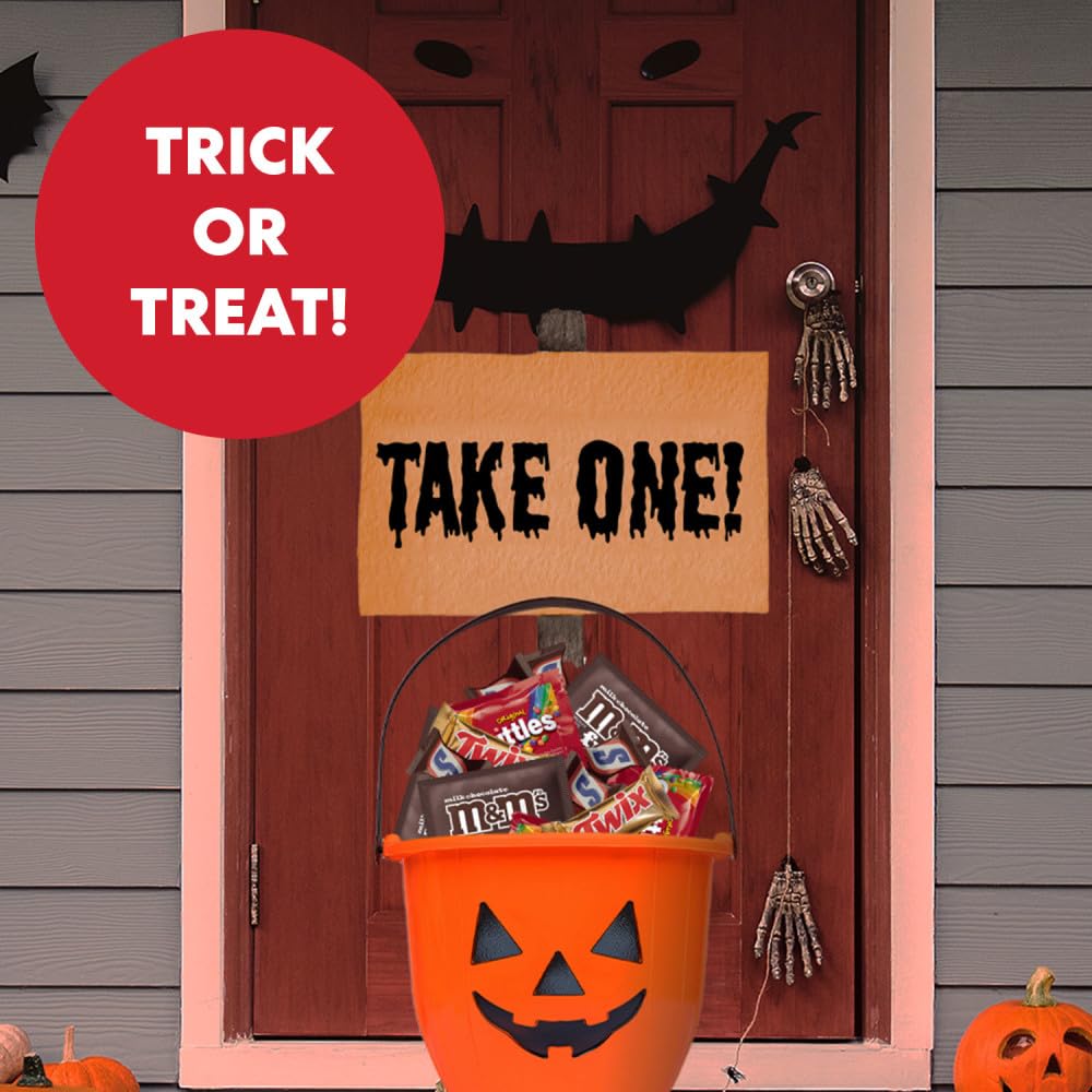 Halloween Candy for Trick-or-Treat Night – 60 Count Bulk Bag for Front Porch and Outdoor Treat Station