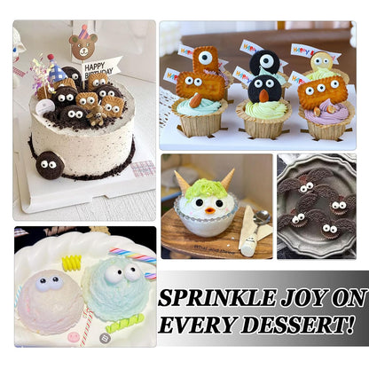 Halloween Eyeball Sprinkles – Fun Cake Decorating Kit for Kids' Birthday Party Treats