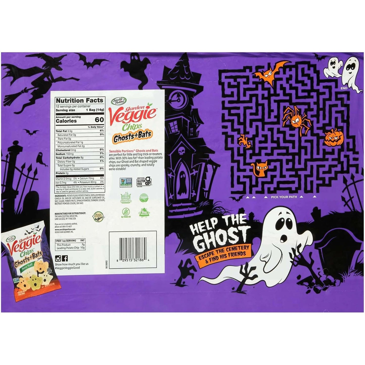 halloween-themed ghost and bat chip shapes for seasonal novelty