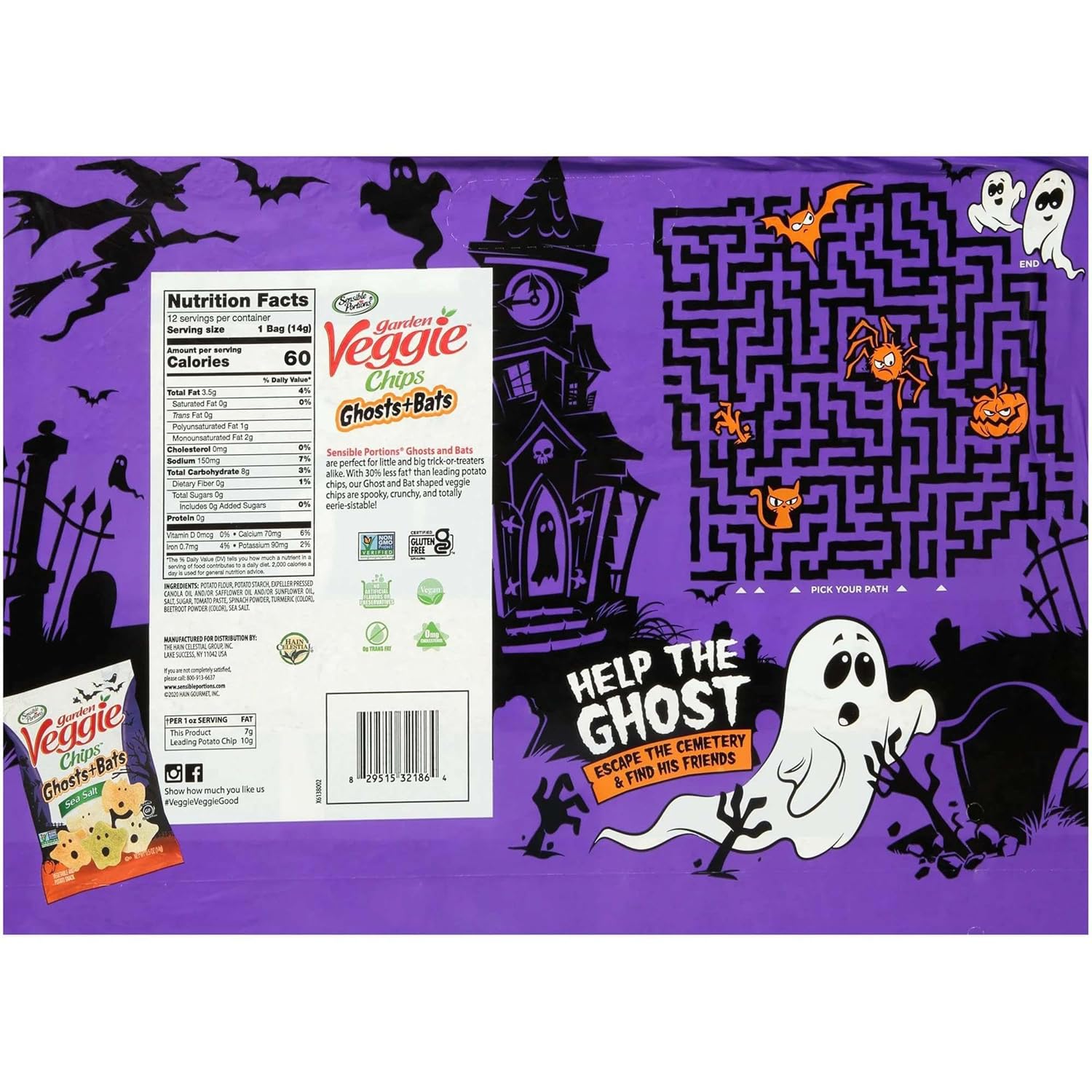 halloween-themed ghost and bat chip shapes for seasonal novelty