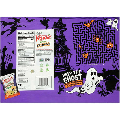 halloween-themed ghost and bat chip shapes for seasonal novelty