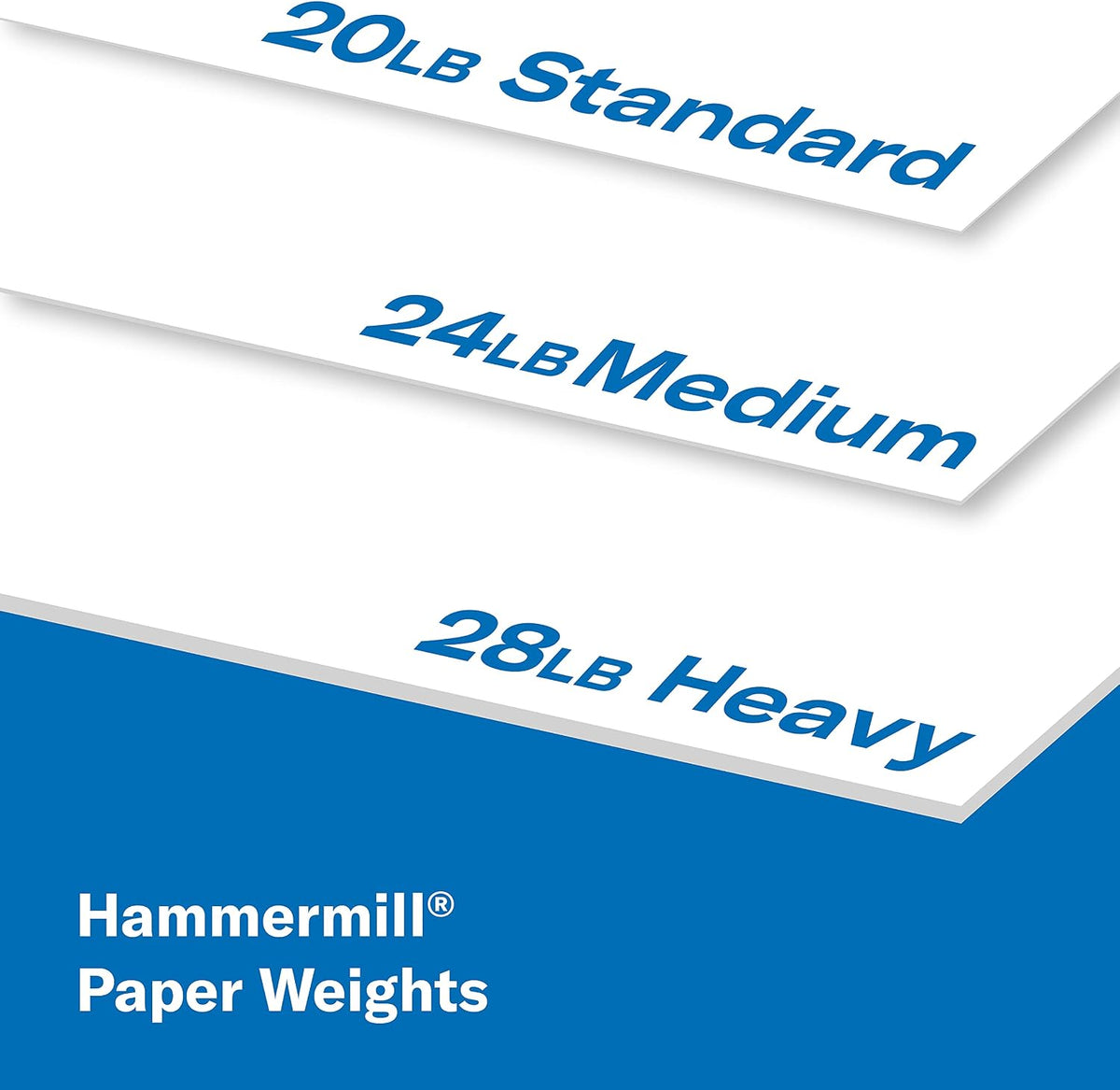 Hammermill Premium Copy Paper, Jam-Free, 92 Bright, 8.5 x 11 – Bulk 4,000 Sheet Ream for Teachers Printing Handouts and 3-Ring Binder Organization